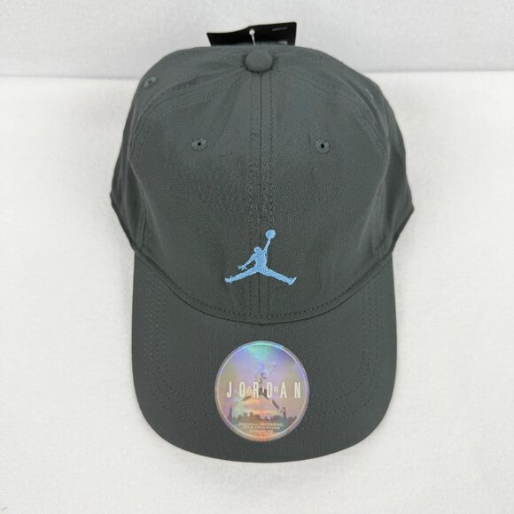 Air Jordan Boys Anthracite Grey Adjustable Cap Hat Size 8/20 Jumpman Logo NWT - Picture 1 of 9